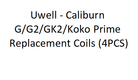 Uwell - Caliburn G/G2/GK2/Koko Prime Replacement Coils (4PCS)