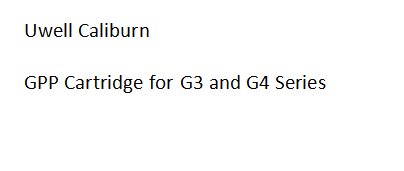 Uwell Caliburn GPP Cartridge for G3 and G4 Series