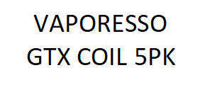 VAPORESSO GTX COIL 5PK