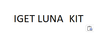 IGET LUNA  KIT (28.50MG)