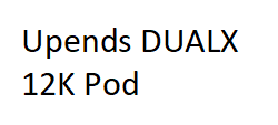Upends DUALX Pod （12000 puffs)