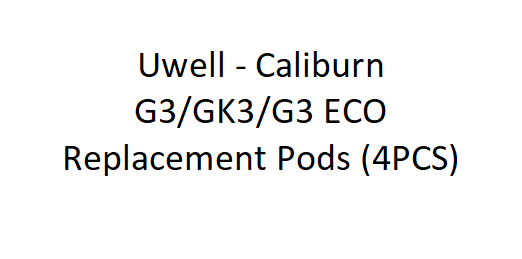 Uwell - Caliburn G3/GK3/G3 ECO Replacement Pods (4PCS) Vape2Go Uwell - Caliburn G3/GK3/G3 ECO Replacement Pods (4PCS) Vape2Go