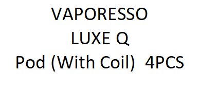 VAPORESSO LUXE Q Pod (With Coil)  4PCS