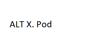 ALT X. Pod Vape2Go ALT X. Pod Vape2Go