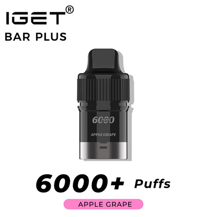 IGET Bar Plus 1.0/2.0 Pods (6K Puffs/20mg)