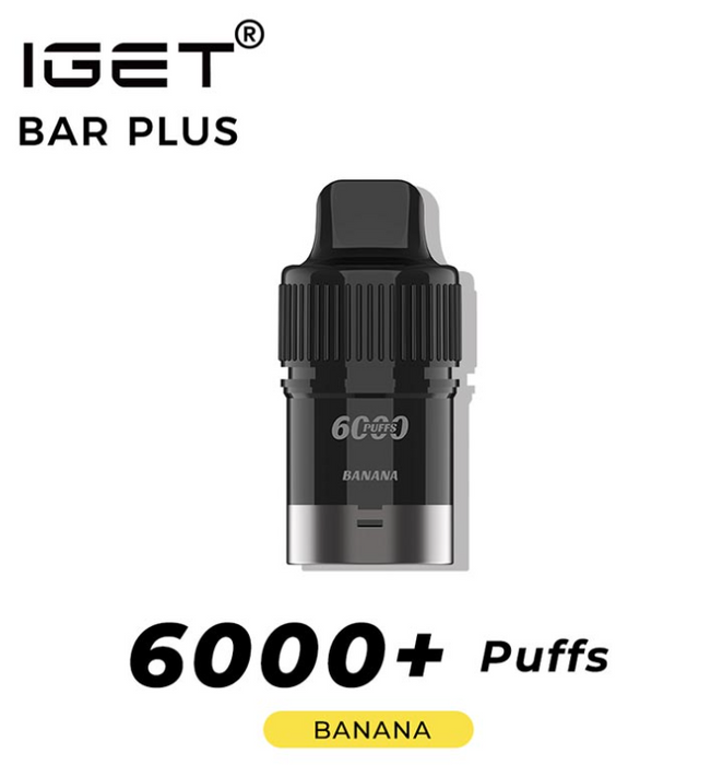 IGET Bar Plus 1.0/2.0 Pods (6K Puffs/20mg)