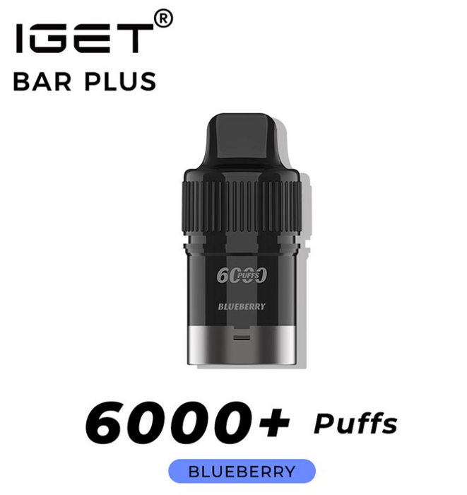 IGET Bar Plus 1.0/2.0 Pods (6K Puffs/20mg)