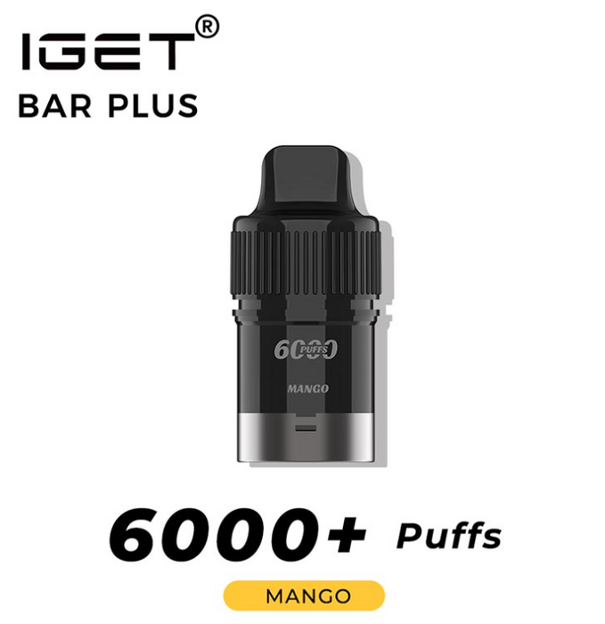 IGET Bar Plus 1.0/2.0 Pods (6K Puffs/20mg)