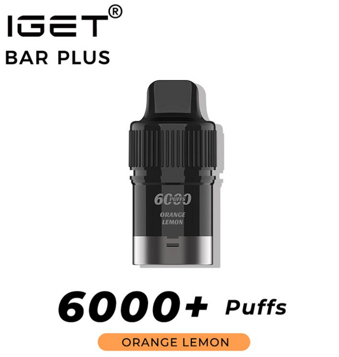 IGET Bar Plus 1.0/2.0 Pods (6K Puffs/20mg)