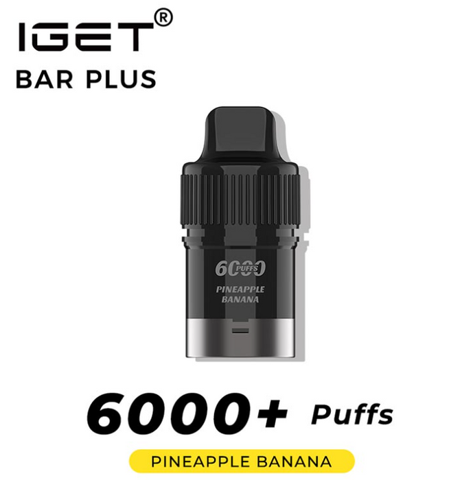 IGET Bar Plus 1.0/2.0 Pods (6K Puffs/20mg)