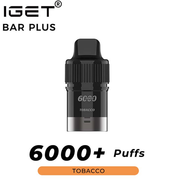 IGET Bar Plus 1.0/2.0 Pods (6K Puffs/20mg)