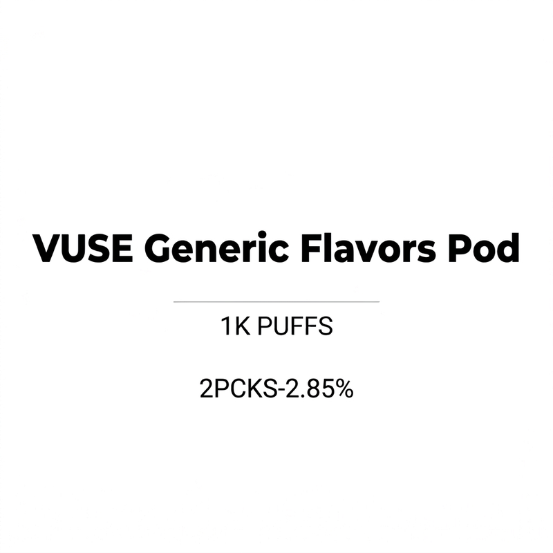 VUSE 2PK POD-Generic Flavors | 2.85%