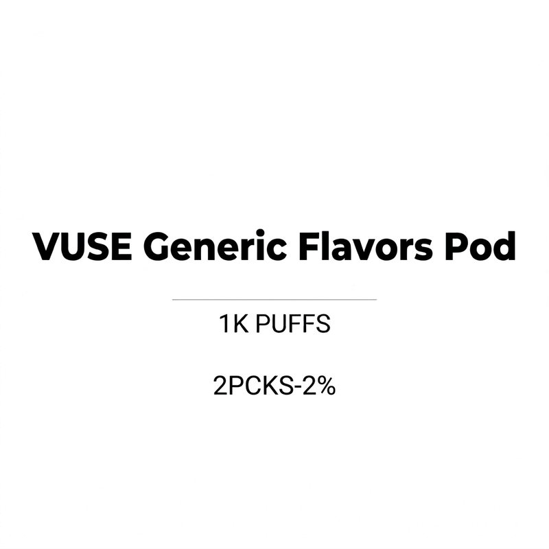 VUSE 2PK POD-Generic Flavors | 2%