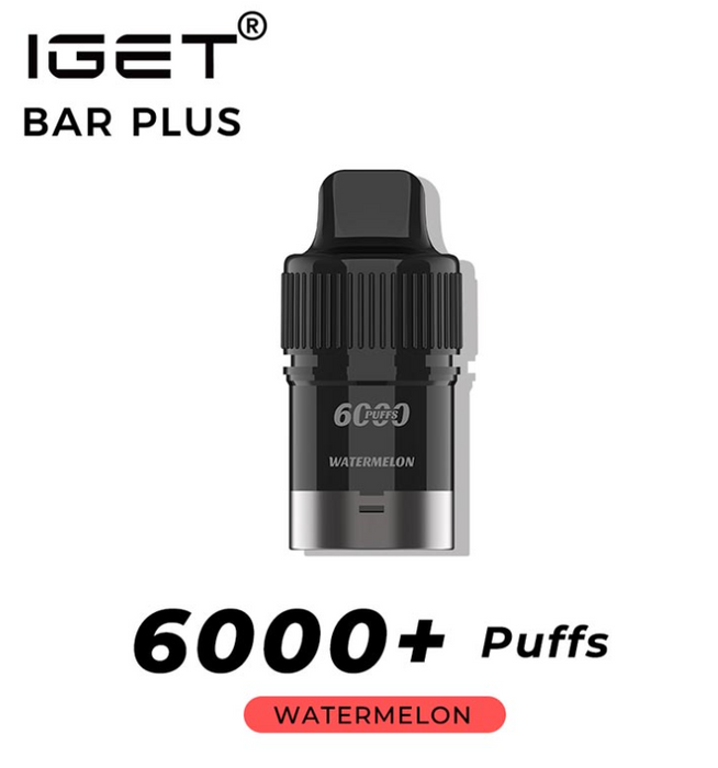 IGET Bar Plus 1.0/2.0 Pods (6K Puffs/20mg)